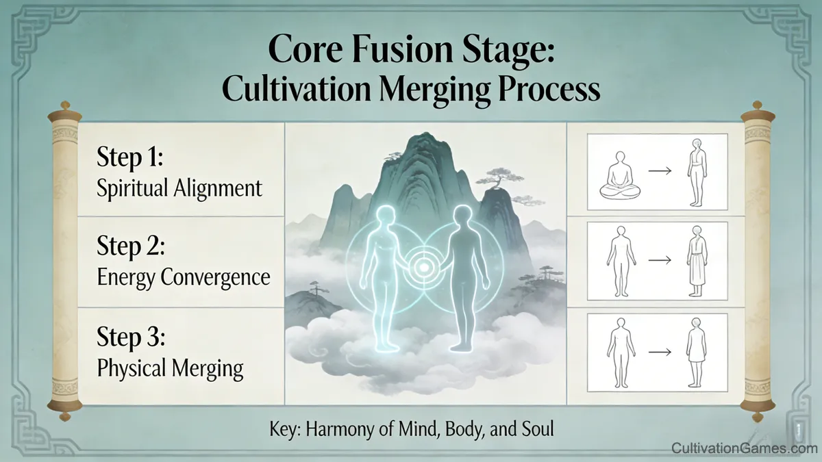 Body Integration breakthrough process showing spiritual alignment, energy convergence, and physical merging