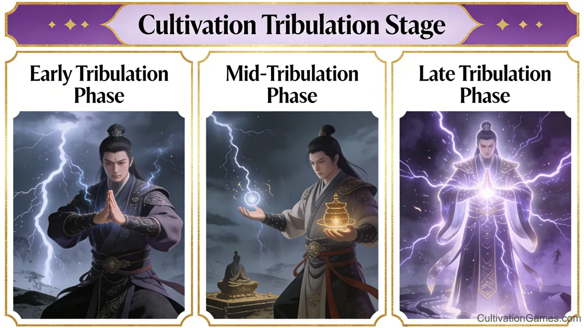 Inner Demon Trial manifesting psychological fractures during tribulation