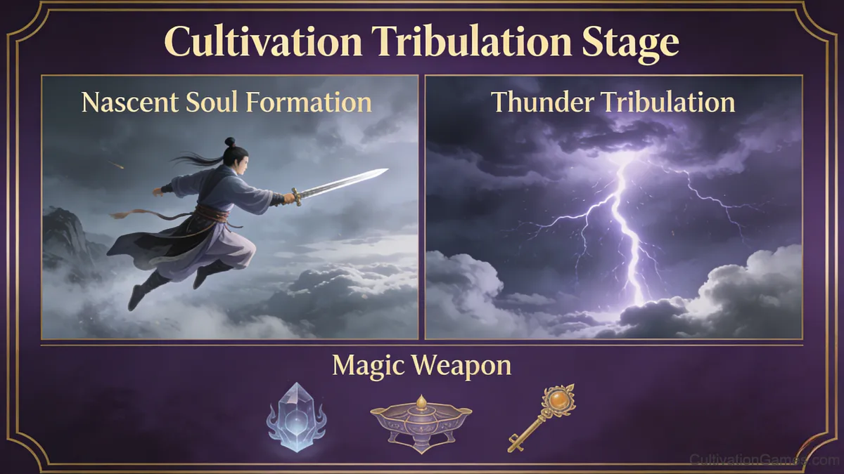 Tribulation preparation methods mitigating but not bypassing Heavenly Dao judgment