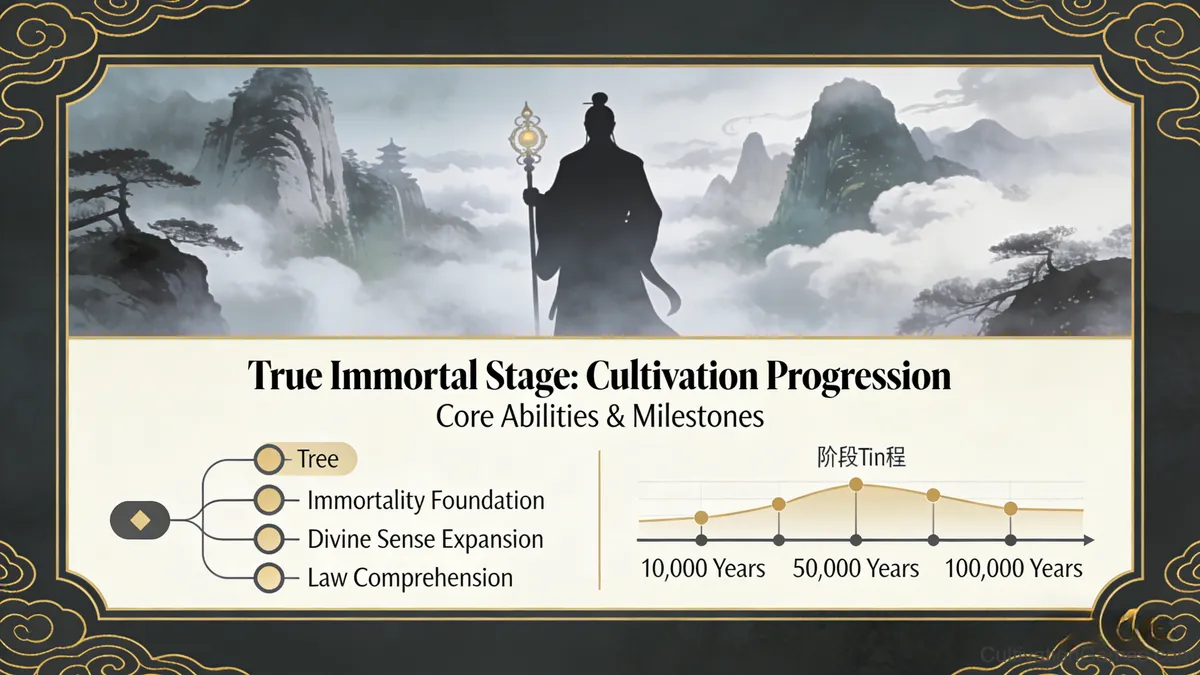 True Immortal wielding authority through stable Law Foundation