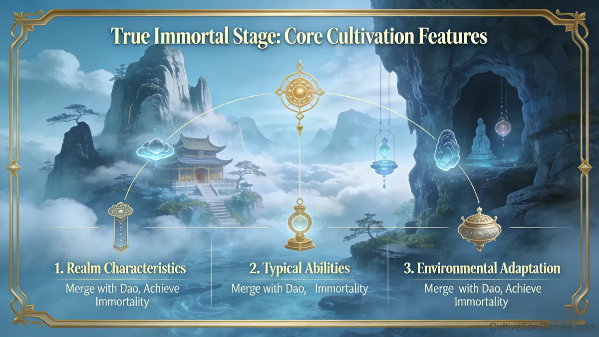 Immortal Domain formed by a stabilized True Immortal