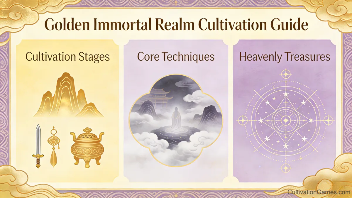 Golden Immortal Realm cultivation overview and core concepts