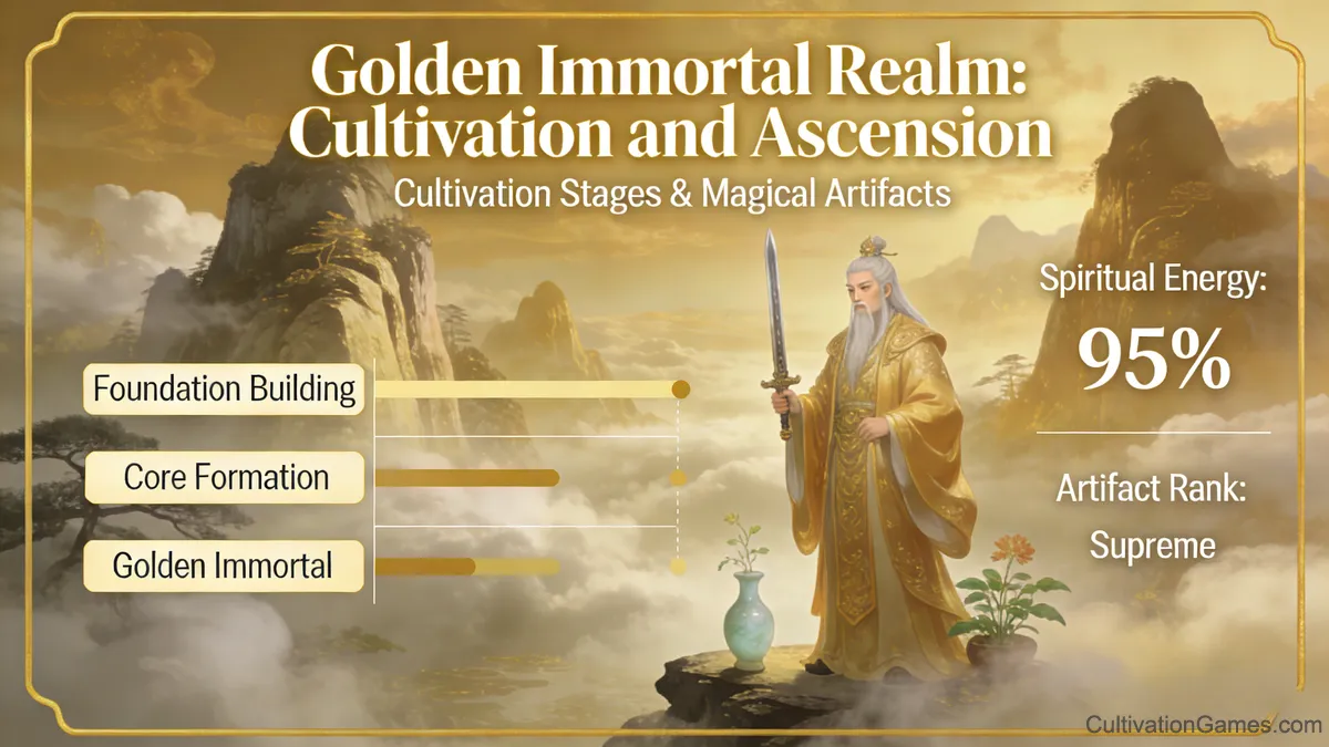 Golden Immortal achieving non-perishable existence beyond time decay