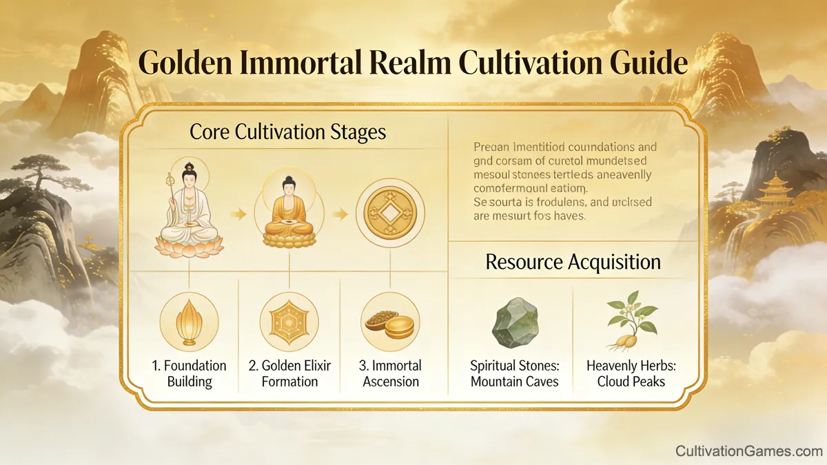 Golden Immortal grotto-heaven inner world and self-sustaining cosmos