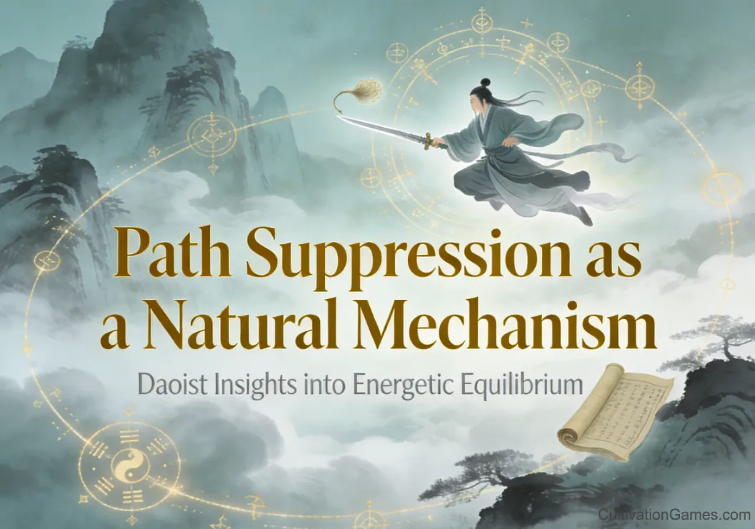 Path Suppression as a natural mechanism of the Dao Ancestor Realm